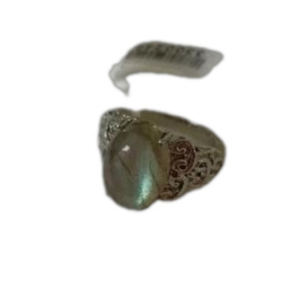 Stainless Steel Labradorite Ring - Picture 3 of 8